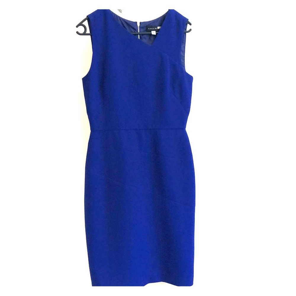 Slate & Willow Royal Blue Sheath Dress